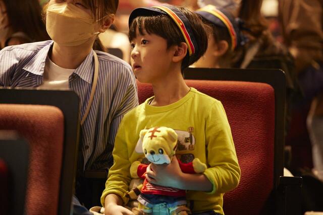 しまじろうのぬいぐるみと一緒に♪