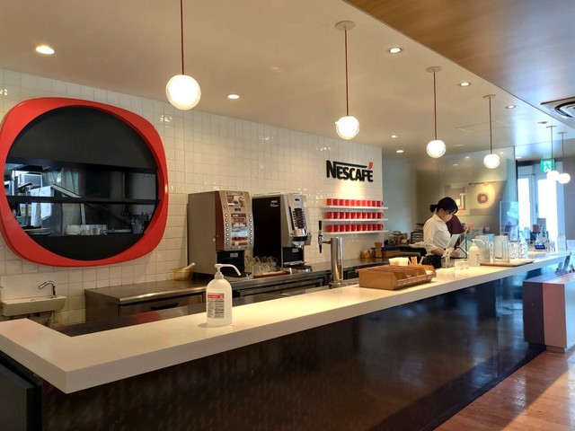 【ネスカフェ 原宿】カフェコーナー