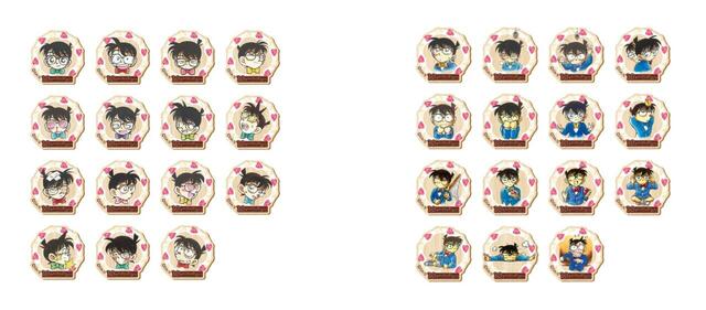 「木製マグネットA/木製マグネットB」＜価格：770円（税込）＞【【名探偵コナン】「喫茶ポアロ」のハムサンドや“事件に使われたあのメニュー”も！？「名探偵コナン 連載30周年記念カフェ」6都市で開催】