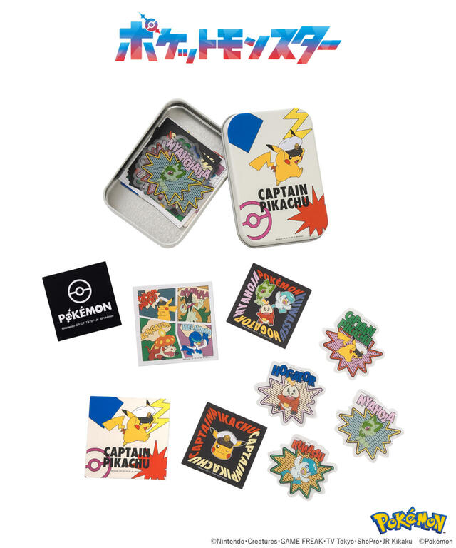 【3COINS×ポケットモンスター】缶入りステッカー（税込550円）