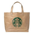 「STARBUCKS STAND by BEAMS LOGO PVC ショッパートート S」<価格:8,800円(税込)>【毎日のコーヒーシーンを彩るアイテムが勢ぞろい!「STARBUCKS STAND by BEAMS」の定番コレクション『CORE Collection』に第2弾が登場!】