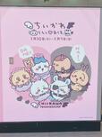【ちいかわ てんし♡あくま@東京駅】チケット無しでもみることができる外観④今回のイベントのキービジュアル!一緒に写真撮影もできますよ♪