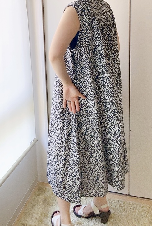 【ファッションセンターしまむら HIPTシャーリングワンピース】ただ、気になる方はペチコートなどを着用すると良いでしょう