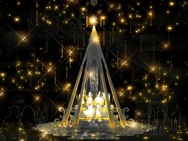 ツリーイメージ（ライティングショー時の様子）