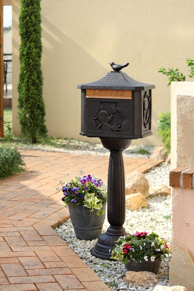 タカショー　メイルボックスﾒミッキー｢鳥の郵便屋さん｣