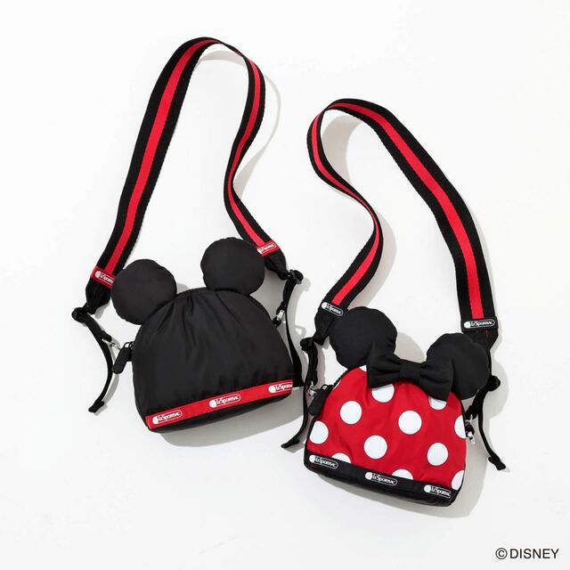 ミッキークロスボディ、ミニークロスボディ 各￥15,400