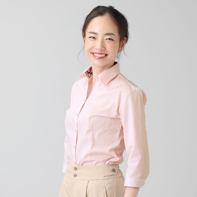 くまのプーさん / レディース 七分袖(バンダナ付)