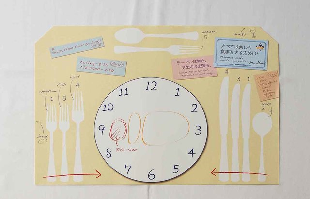 『アット・ザ・テーブル』 ～ミセス・ディッシュのテーブルマナーレッスン～『ランチョンマット』