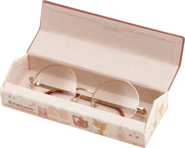 【リラックマ「すてきなお家」シリーズ】「メガネケース」は屋根が開きます♪
