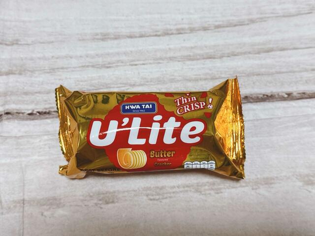 【カルディ ユーライト バターフレーバービスケット】今回のお菓子の中で筆者のイチオシ！