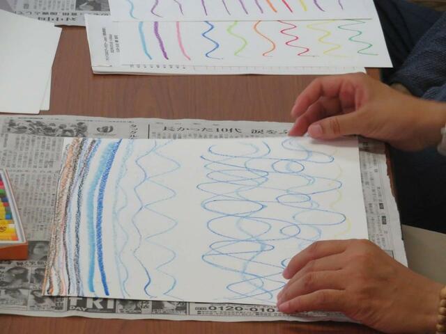 【マインドフルネス】アート表現セミナー風景