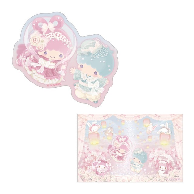 【サンリオピューロランド「ステッカーセット」（全7種）660円】キキ＆ララ