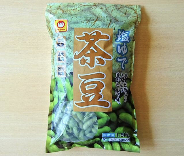 【No.24】【東洋水産 塩ゆで茶豆 1.5kg 788円】保存に便利なジッパー付きのパッケージ
