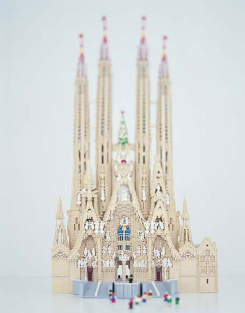 40万のレゴブロックでつくられた「世界遺産」