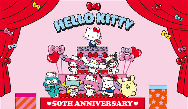 【銀座三越「Hello Kitty 50th Anniversary Market」】会場内に「Hello Kitty 50th Anniversary Market」限定のフォトスポットが登場！