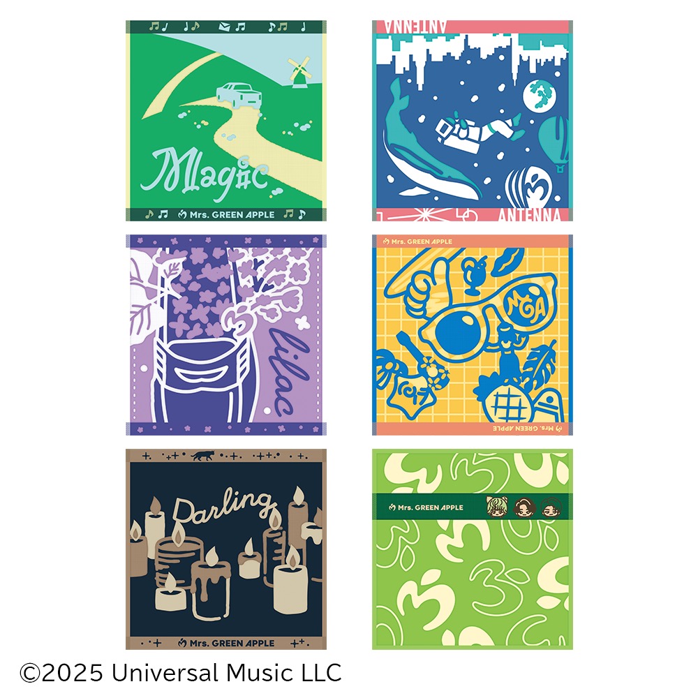 Mrs. GREEN APPLE」グッズが必ず当たる！ローソン限定【一番くじ】12