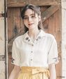 【美女と野獣】刺繍ブラウス キナリ ￥6,490(税込)