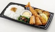 大海老フライと鮪カツ弁当