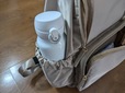 【ハニーズ 機能性多ポケットリュック】外側の両サイドにもポケットが。口はゴム仕様で荷物が落ちにくい仕様です。750mlサイズの水筒もすっぽり！