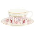 カップ&ソーサー 9,000円|「東京ディズニーシー・ファンタジースプリングスホテル」をテーマにしたグッズ|販売店舗:東京ディズニーシー「エンポーリオ」|発売日:2024年5月28日(火)