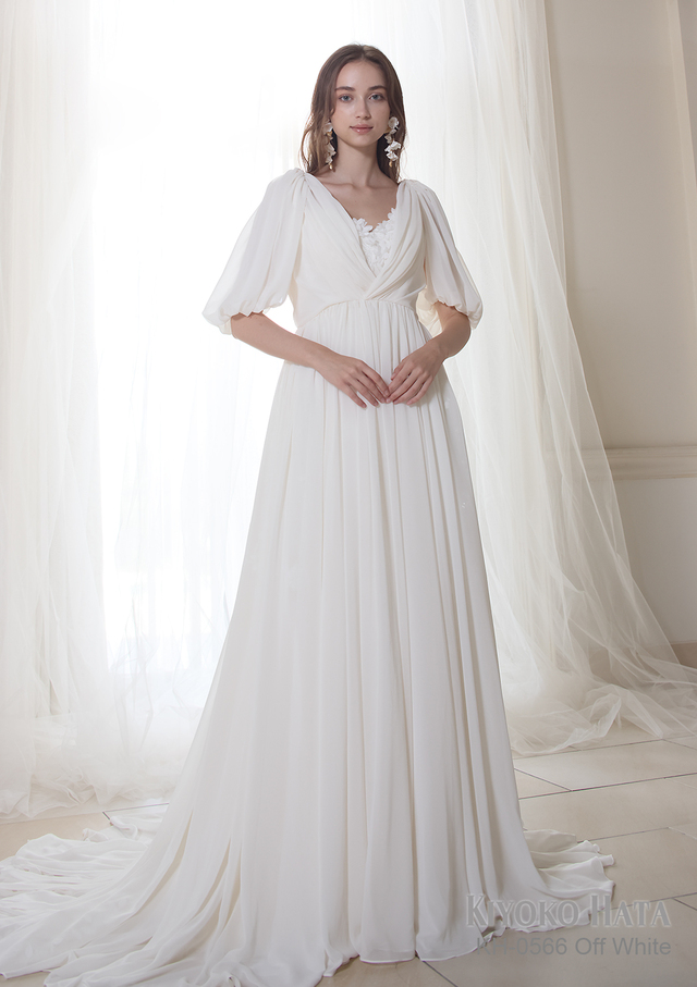 【KIYOKO HATA キヨコハタ】新作ウェディングドレス：KH-0566_OffWhite