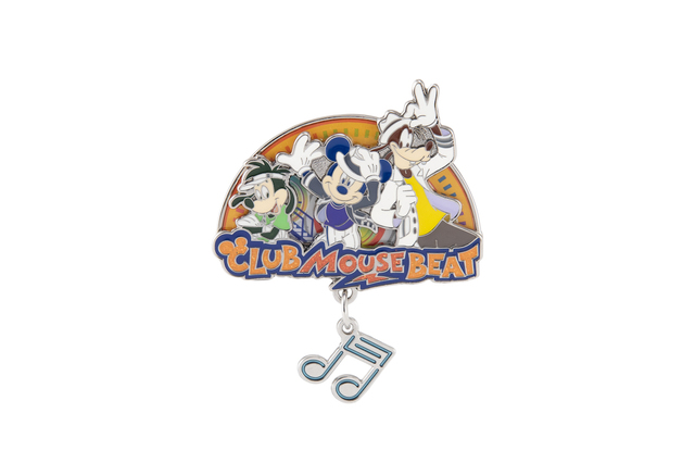 ピンバッジ¥1,100|サイズ:縦約7×横約6cm|東京ディズニーランド「クラブマウスビート」グッズ
