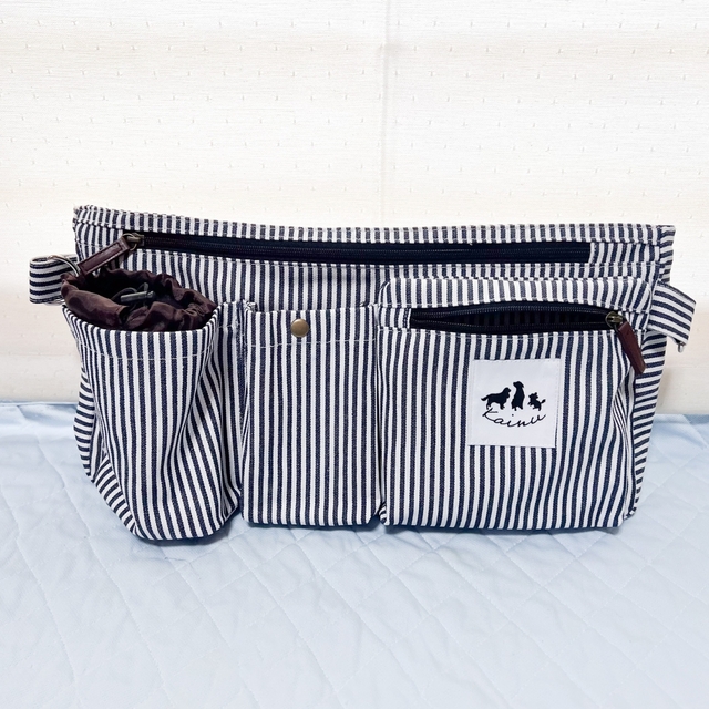 【KAINU犬用お散歩バッグ大容量ウエストポーチ】サイズは（約）高さ22×幅30×奥行10cmです