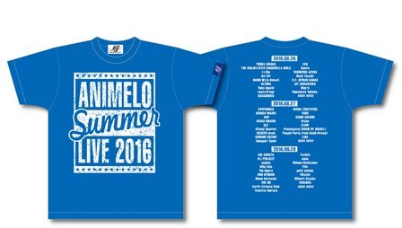 Tシャツ  MEMORY BLUE　©Animelo Summer Live 2016/MAGES.