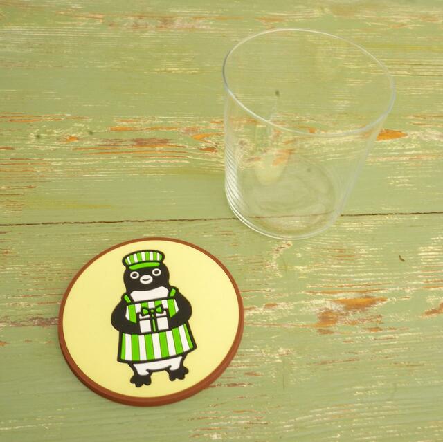 ペンスタ限定発売  Suicaのペンギン　ラバーコースターペンスタAB：各880円（税込）