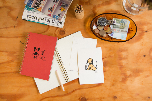 ノート 1,900円+税 ミツカルストア「DISNEY ART COLLECTION」