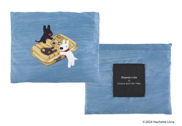 「シュガーバターの木　リサとガスパール　コラボエコバッグセット」＜2,200円（本体価格2,000円）＞【「シュガーバターの木」から「リサとガスパール」コラボ商品が登場】