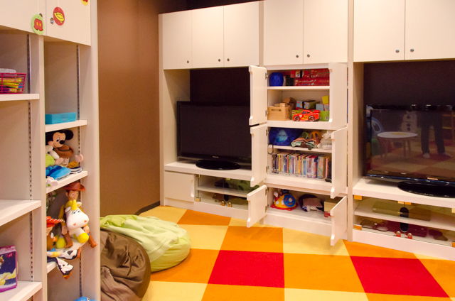 キッズルーム。あまりに楽しくて、子どもが「帰りたくない!」と言い出しそうなくらい