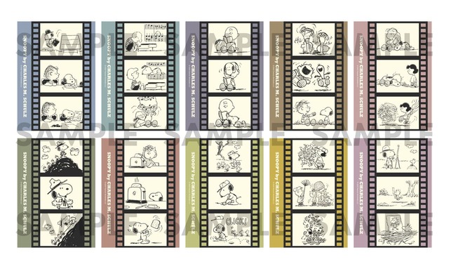 【ファミリーマート「スヌーピーと楽しむ、ファミマの秋」キャンペーン】「フィルム風シール(全10種)」L判300円/販売期間:2026年10月27日(火)10:00 ~ 11月30日(月)23:59、店内マルチコピー機サービス「ファミマプリント」にて