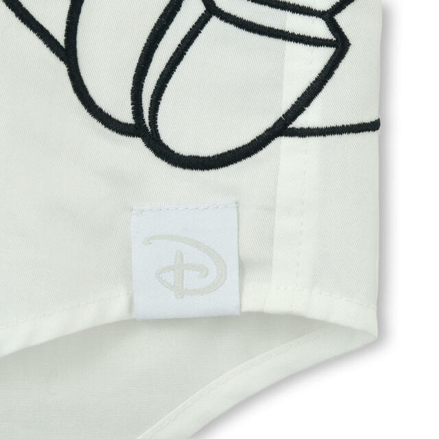 ミッキー 長袖シャツ モノトーン 刺しゅう スタンディングポーズ ホワイト MAGICAL LABEL 7,900円