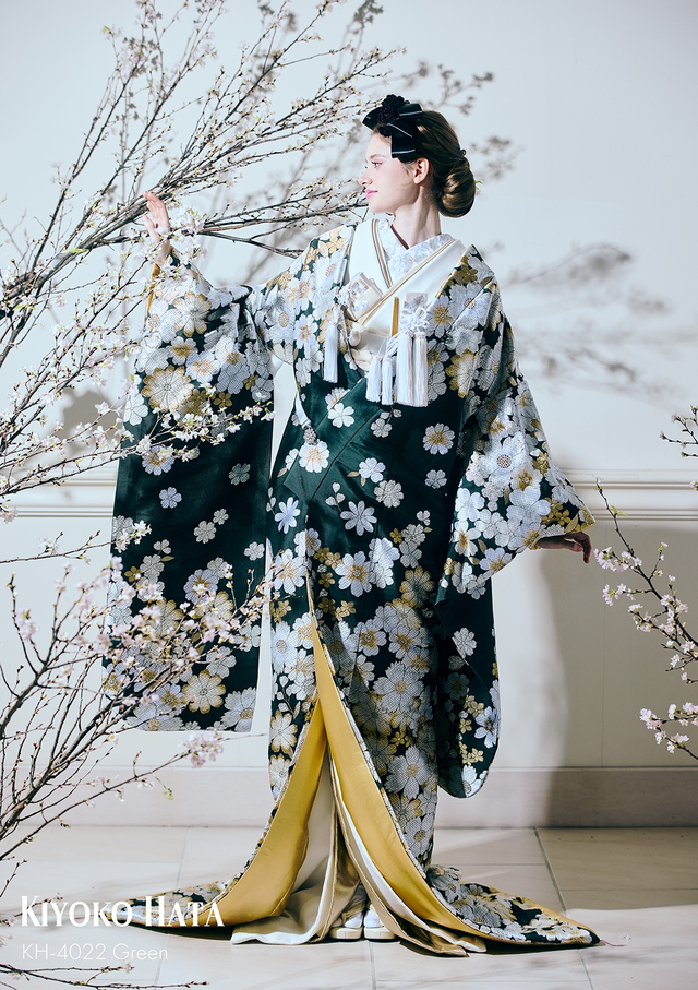 【クラウディア】KIYOKO HATA（キヨコハタ）新作ウェディングドレス｜KH-4022_Green