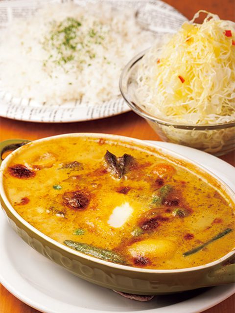 横浜の名店カレー／Kikuya curry　Kikuya風 グリンカリー・牛リブ 1230円