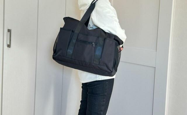 【ワークマン マルチポケット トートバッグ】持ち手が長くて使いやすい
