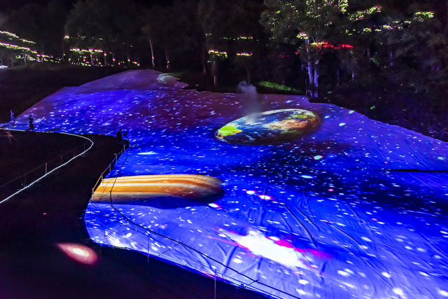 アパリゾート上越妙高「アパリュージョン2019」プロジェクションマッピング