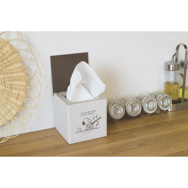 水回りで活躍　フタ付きティッシュケース「スヌーピー」