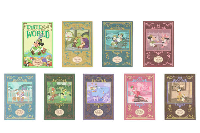 ポストカードセット 1,800円｜東京ディズニーシー・フード＆ワイン・フェスティバル スペシャルグッズ｜発売日：2025年4月7日（月）