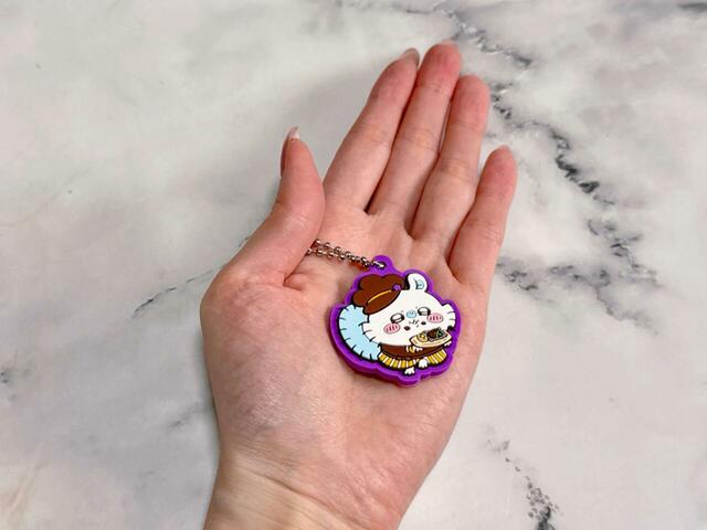 【ココス×ちいかわ】「オリジナルラバーキーホルダー」鍵などにつけても邪魔にならないサイズ感がGood！