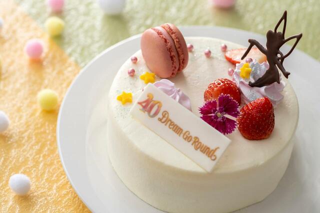 スペシャルホールケーキ 2,300円｜東京ディズニーリゾート40周年“ドリームゴーラウンド”スペシャルメニュー