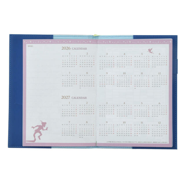 ピーター・パン 手帳・スケジュール帳 B6 型押し CALENDAR＆ORGANIZER 2026 2,800円