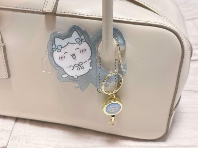 バッグにつけてみました！単品でつけてもかわいい♪