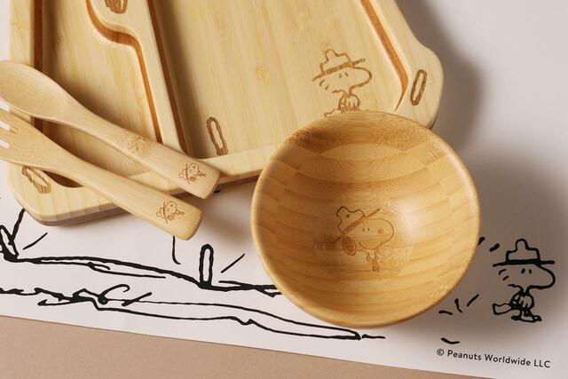 【オンラインショップ限定】バンブープレートセット ビーグル・スカウト 12,100円(税込)