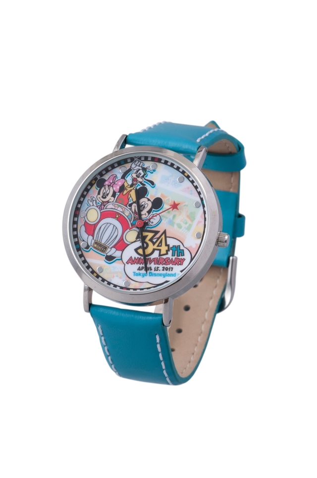 ウォッチ 8,300円｜（文字盤）直径約3.5×深さ約1cm、全長約24cm｜2017年4月15日（土）発売｜東京ディズニーランド｜ギャグファクトリー／ファイブ・アンド・ダイム
