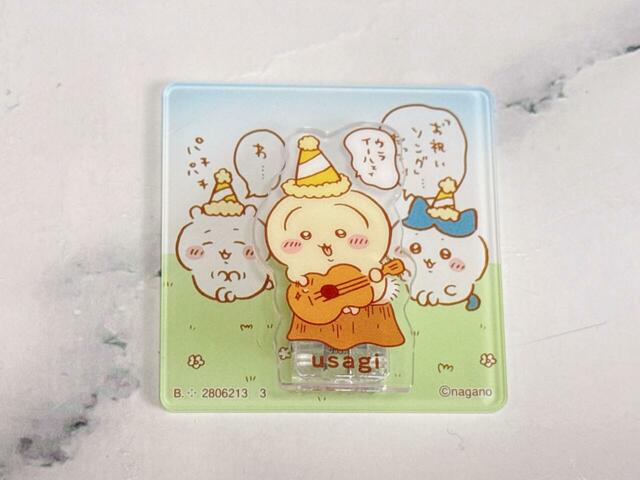 【ちいかわ アクリルシーンクリップビスケット】3．うさぎが来てくれました！