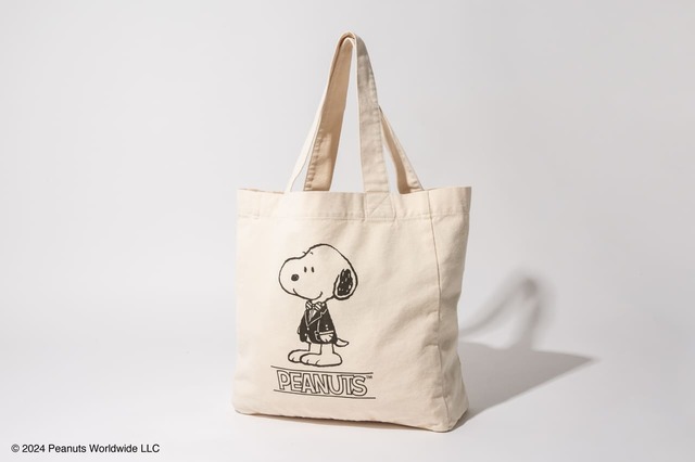 【ブルックス ブラザーズ×PEANUTS】ブルックス ブラザーズ×PEANUTS　キャンバス トートバッグ　¥8,800