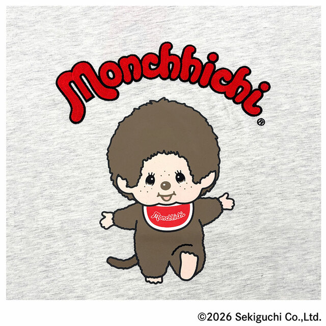 【イオン限定「モンチッチ」プリントＴシャツ】オートミール