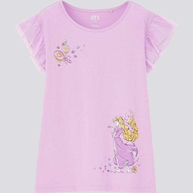 GIRLS ディズニー ヒロインズ & ビューティフル トレジャー UT グラフィックTシャツ（半袖）¥990＋消費税